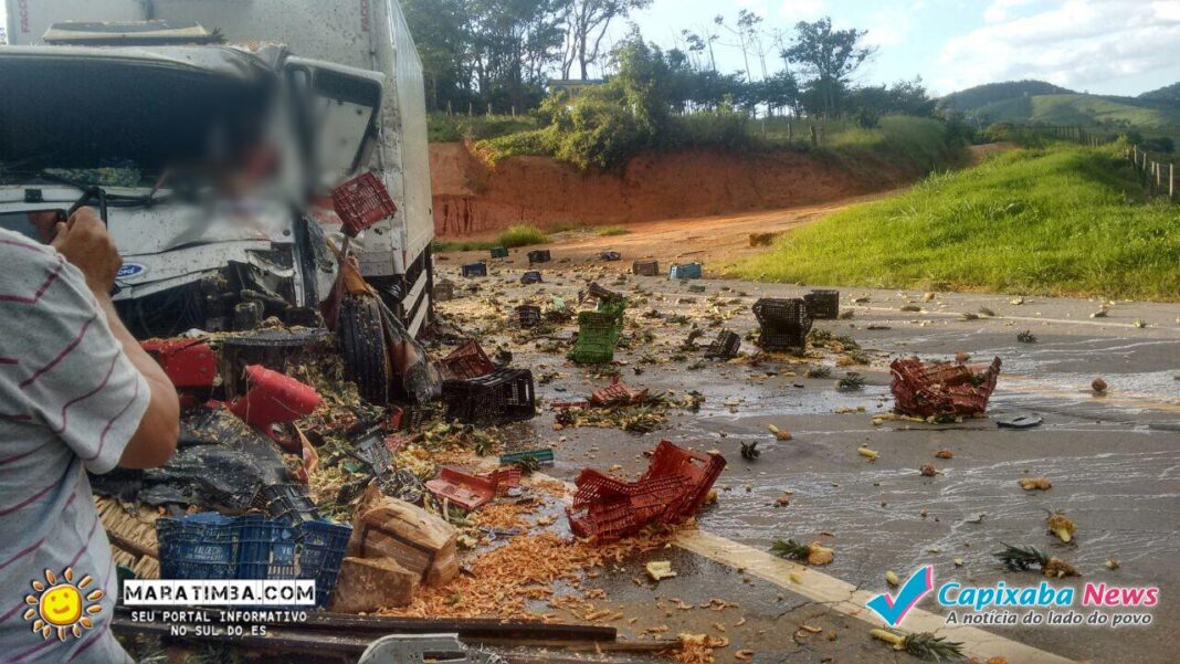 Acidente mata vendedor de abacaxi de Marataízes Acidente mata vendedor de abacaxi de Marataízes
