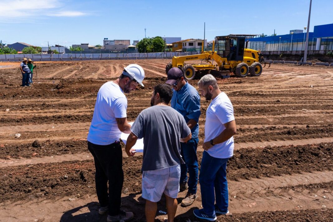 Obras do complexo esportivo no bairro Candinha seguem a todo vapor – Notícias sobre Marataízes Obras do complexo esportivo no bairro Candinha seguem a todo vapor
