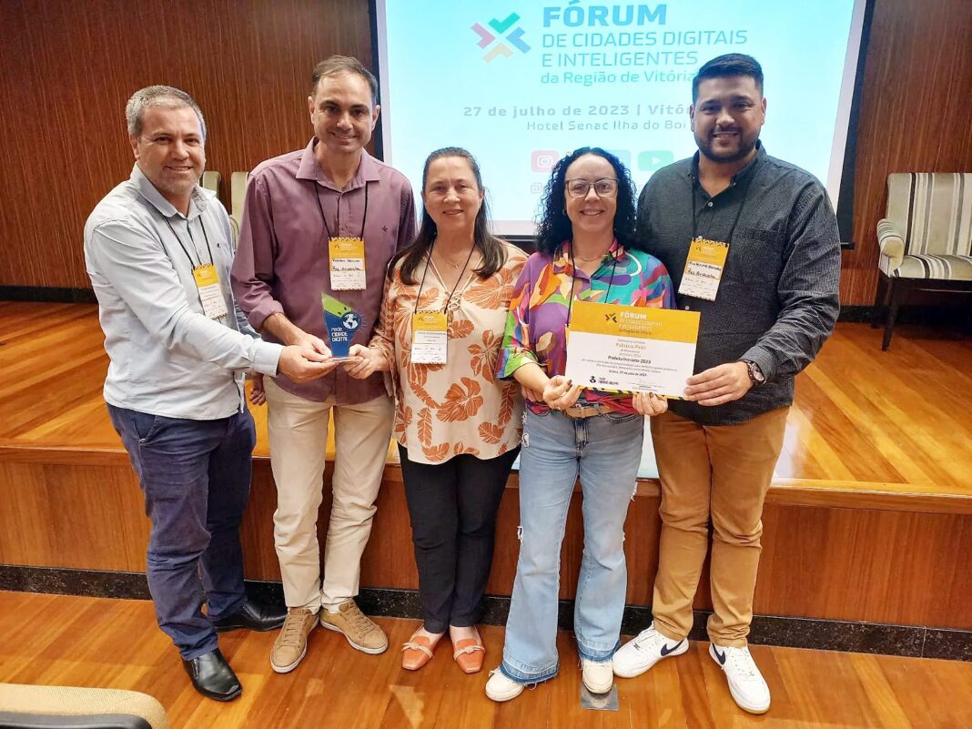 Anchieta fatura prêmio Prefeito Inovador 2023 Anchieta fatura prêmio Prefeito Inovador 2023