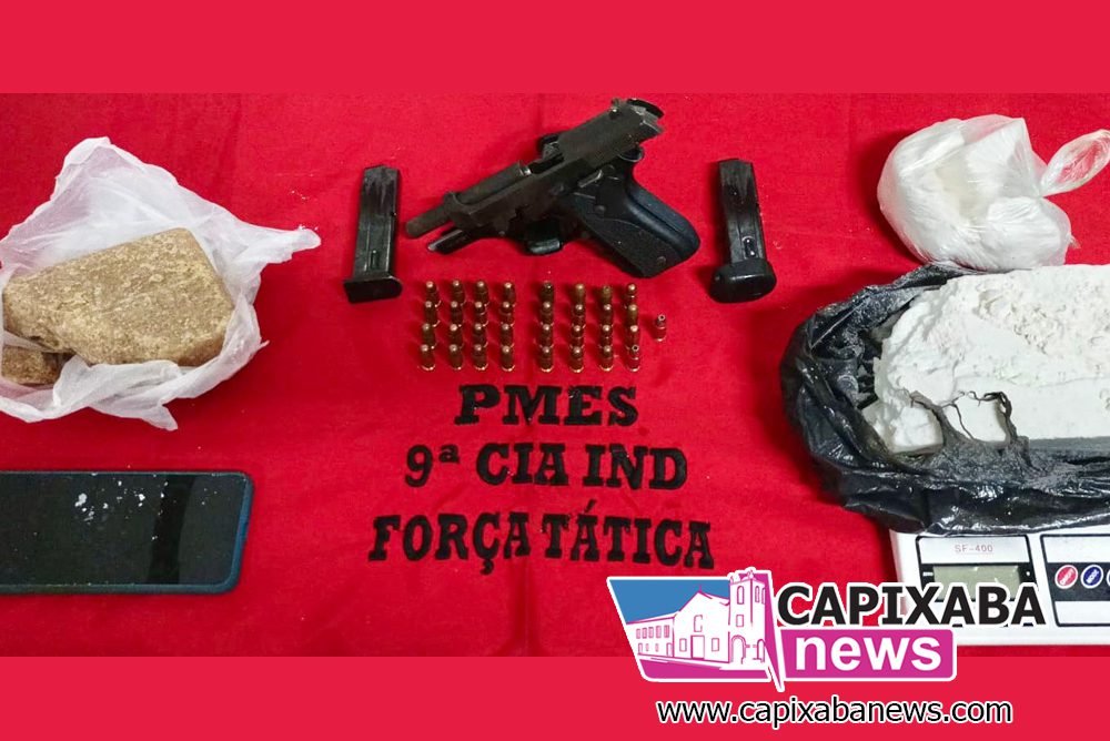 Marataízes: homem é preso por tráfico de drogas na Cidade Nova Marataízes: homem é preso por tráfico de drogas na Cidade Nova