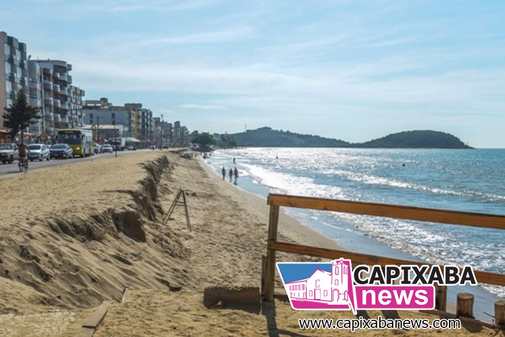 Engordamento da faixa de areia usada em Meaípe será aplicada na Praia de Piúma Engordamento da faixa de areia usada em Meaípe será aplicada na Praia de Piúma