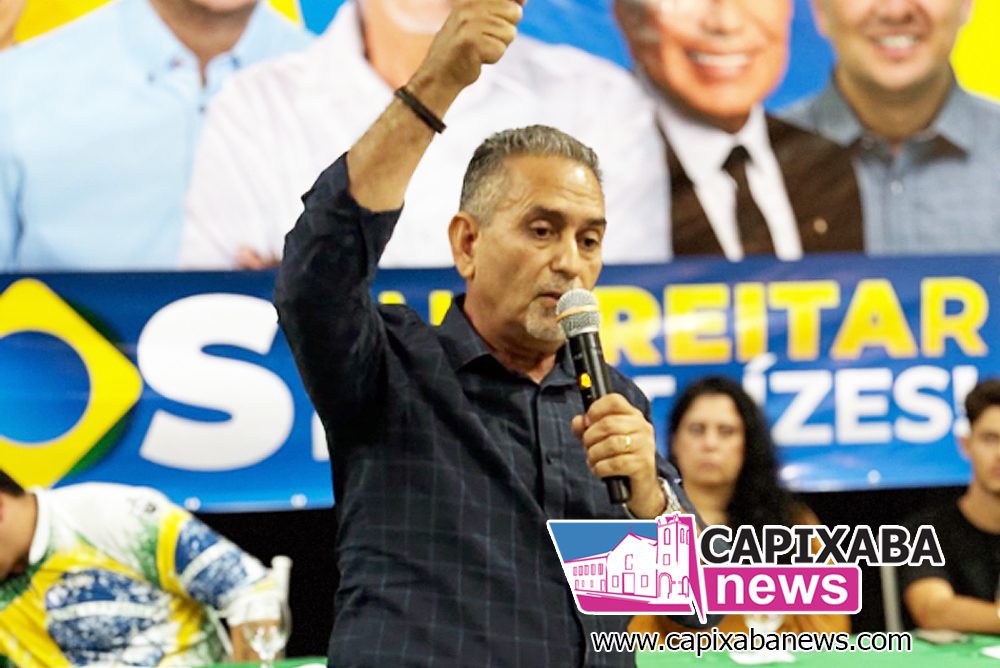 Vice-prefeito eleito pelo PDT, Jaiminho Machado, lança pré-candidatura pelo PL em Marataízes Vice-prefeito eleito pelo PDT, Jaiminho Machado, lança pré-candidatura pelo PL em Marataízes