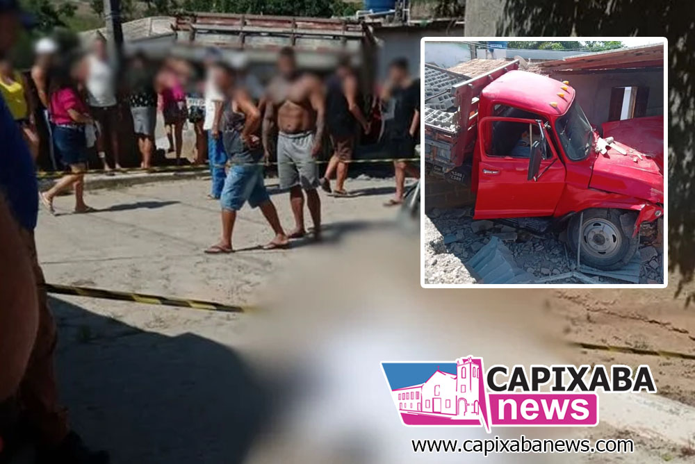 Trabalhador morre atropelado após pular de caminhão sem freio em Marataízes Trabalhador morre atropelado após pular de caminhão sem freio em Marataízes