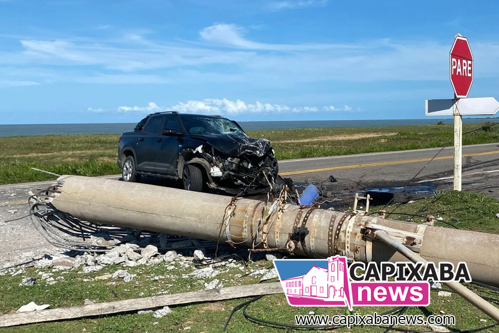 Vídeo: Acidente grave na Rodovia do Sol deixa dois feridos e derruba poste em Itapemirim Vídeo: Acidente grave na Rodovia do Sol deixa dois feridos e derruba poste em Itapemirim