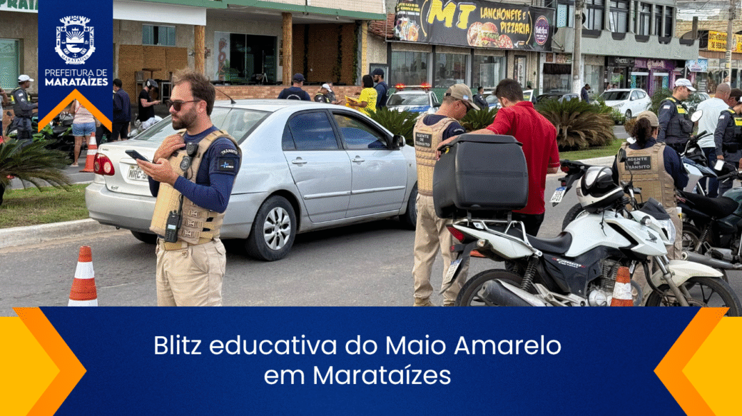 Blitz educativa do Maio Amarelo em Marataízes