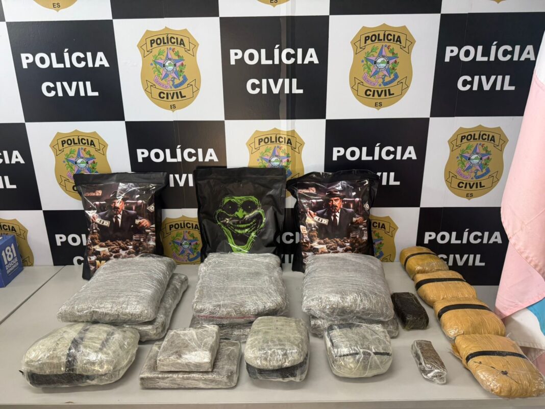Polícia Civil prende homem por tráfico de drogas em Vila Velha com 15 quilos. Polícia Civil prende homem por tráfico de drogas em Vila Velha com 15 quilos.