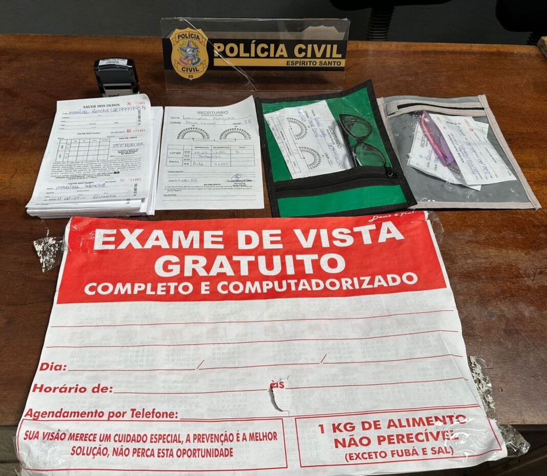 Polícia Civil prendeu homem por exercício ilegal da profissão de optometrista em ES Polícia Civil prendeu homem por exercício ilegal da profissão de optometrista em ES