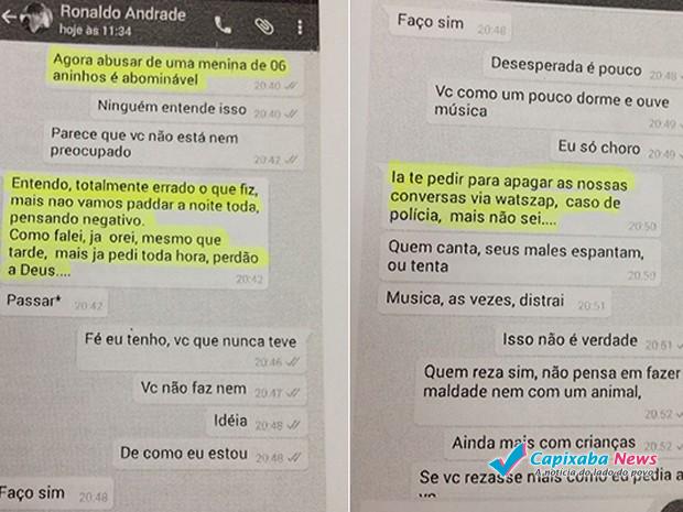 Homem que confessou estupro por mensagem é preso no Norte do ES Homem que confessou estupro por mensagem é preso no Norte do ES