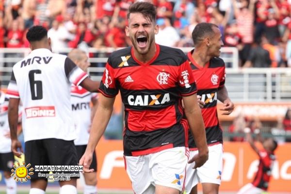 Flamengo bate o Santa Cruz e mantém perseguição ao Palmeiras Flamengo bate o Santa Cruz e mantém perseguição ao Palmeiras