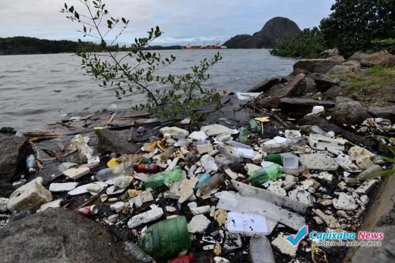 Mutirão retira 84 toneladas de lixo da Baía de Vitória Mutirão retira 84 toneladas de lixo da Baía de Vitória