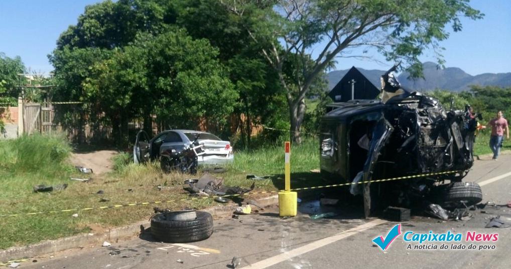 Acidente e morte em rodovia de Guarapari Acidente e morte em rodovia de Guarapari