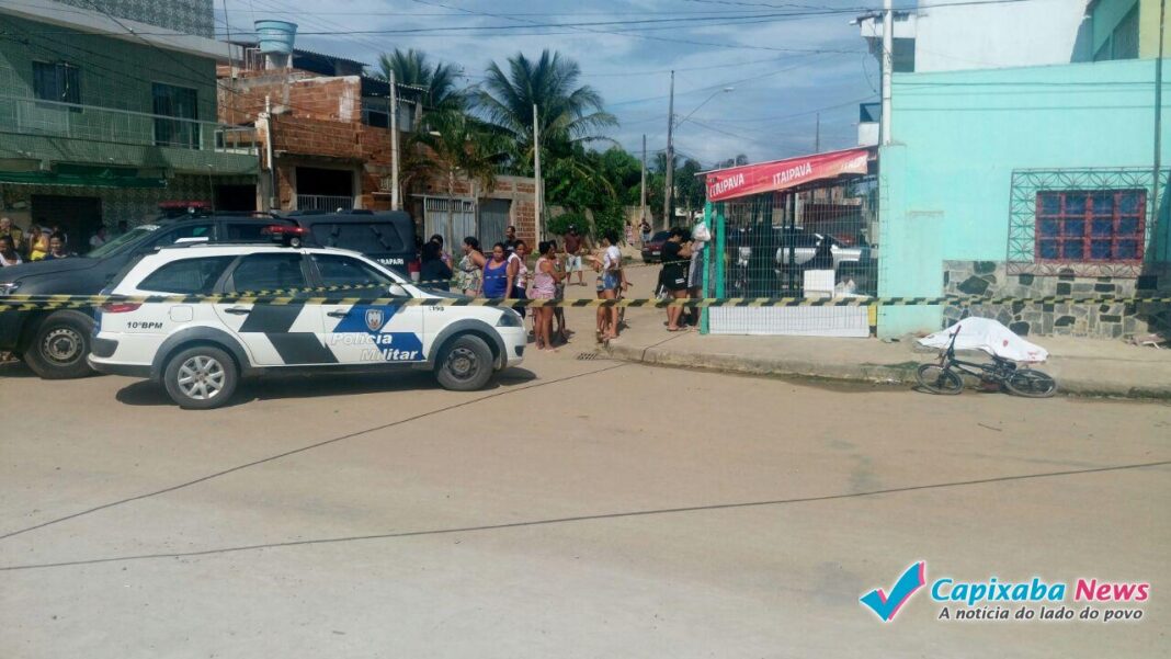 Jovem é executado com quase 30 tiros em Guarapari Jovem é executado com quase 30 tiros em Guarapari