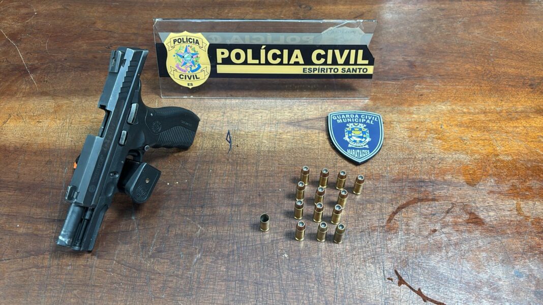 Polícia Civil e Guarda Municipal prendem homem por furto de arma em Marataízes Polícia Civil e Guarda Municipal prendem homem por furto de arma em Marataízes