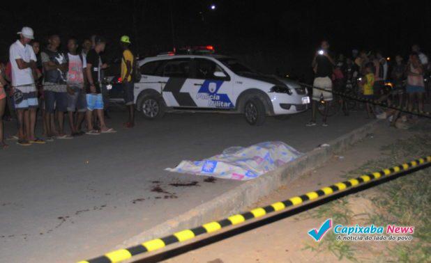 Homem é morto a tiros em Itapemirim Sul do Estado. Homem é morto a tiros em Itapemirim Sul do Estado.