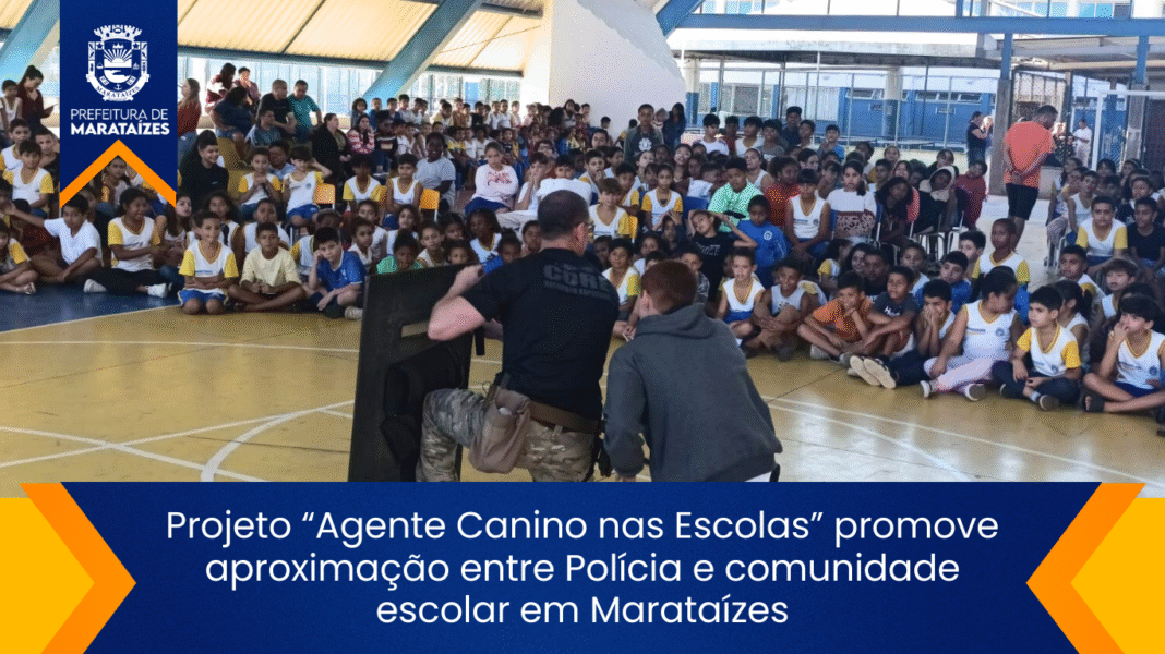 Agente Canino nas Escolas: Polícia e comunidade se aproximam em Marataízes Projeto “Agente Canino nas Escolas” promove aproximação entre Polícia e comunidade escolar em Marataízes