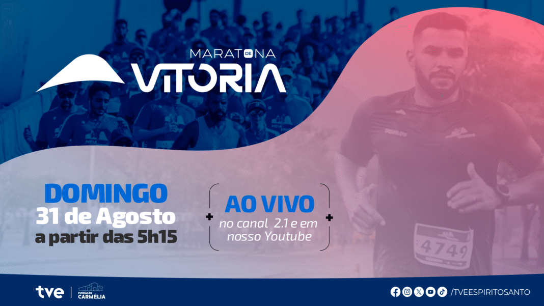 TVE transmite Maratona de Vitória neste domingo, 31, a partir das 5h15 TVE transmite Maratona de Vitória neste domingo, 31, a partir das 5h15