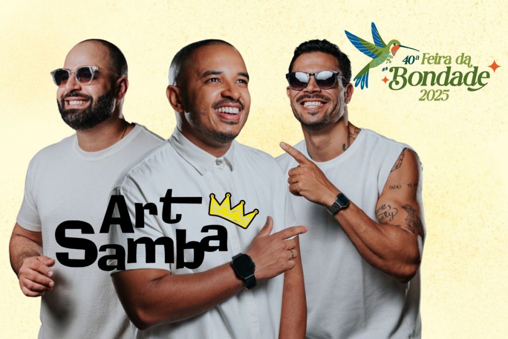 Cachoeiro recebe a 40ª Feira da Bondade com música e solidariedade no dia 12 de outubro Feira da Bondade terá “Tardezinha” com Banda ArtSamba no domingo (12) - Prefeitura de Cachoeiro de Itapemirim