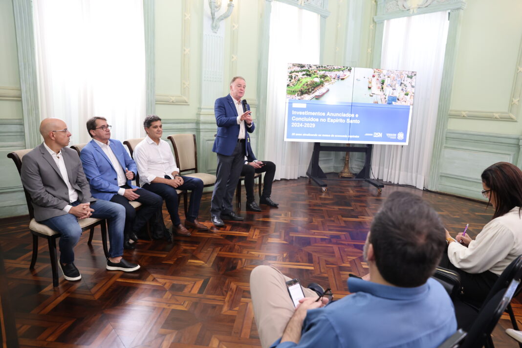 Espírito Santo: R$ 137,6 bi em investimentos até 2029, segundo Governo do ES Espírito Santo: R$ 137,6 bi em investimentos até 2029, segundo Governo do ES