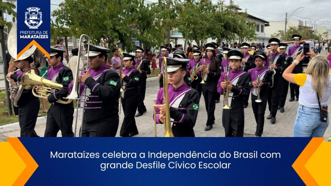 Marataízes celebra a Independência do Brasil com grande Desfile Cívico Escolar