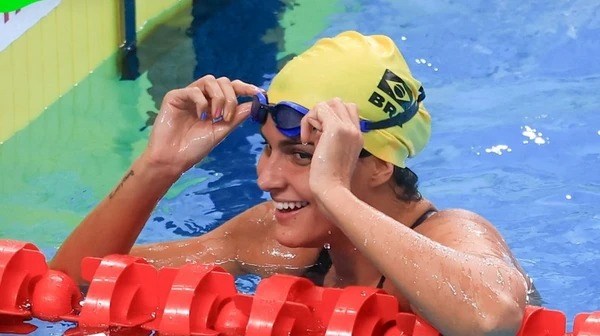 Mariana Gesteira conquista ouro nos 100m costas no Mundial Paralímpico do ES Mariana Gesteira conquista ouro nos 100m costas no Mundial Paralímpico do ES