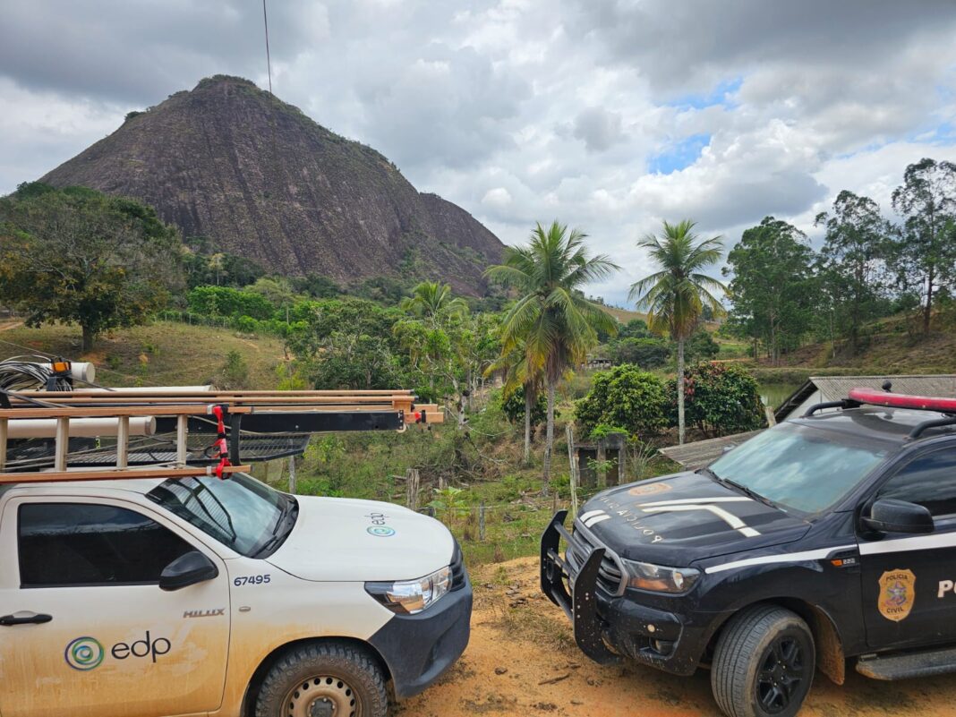 Polícia Civil apura furto de energia elétrica em propriedade rural de Nova Venécia Polícia Civil apura furto de energia elétrica em propriedade rural de Nova Venécia