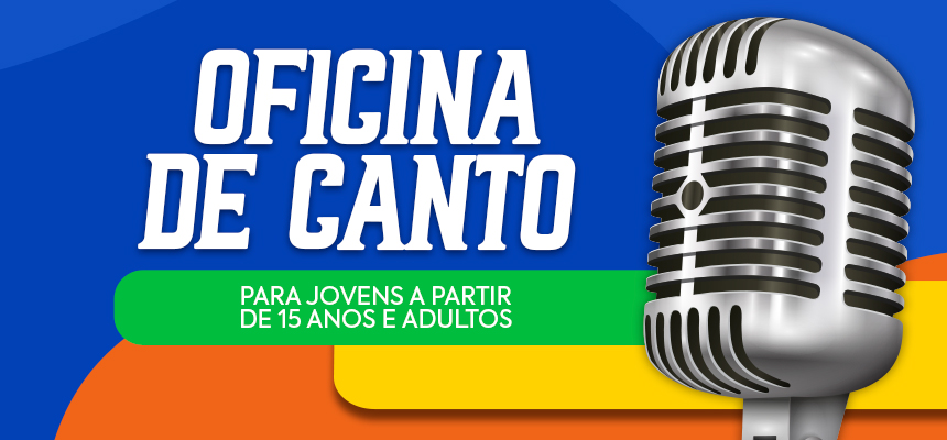 Inscrições abertas para Oficinas de Canto em Piúma Prefeitura de Piúma abre inscrições para Oficinas de Canto