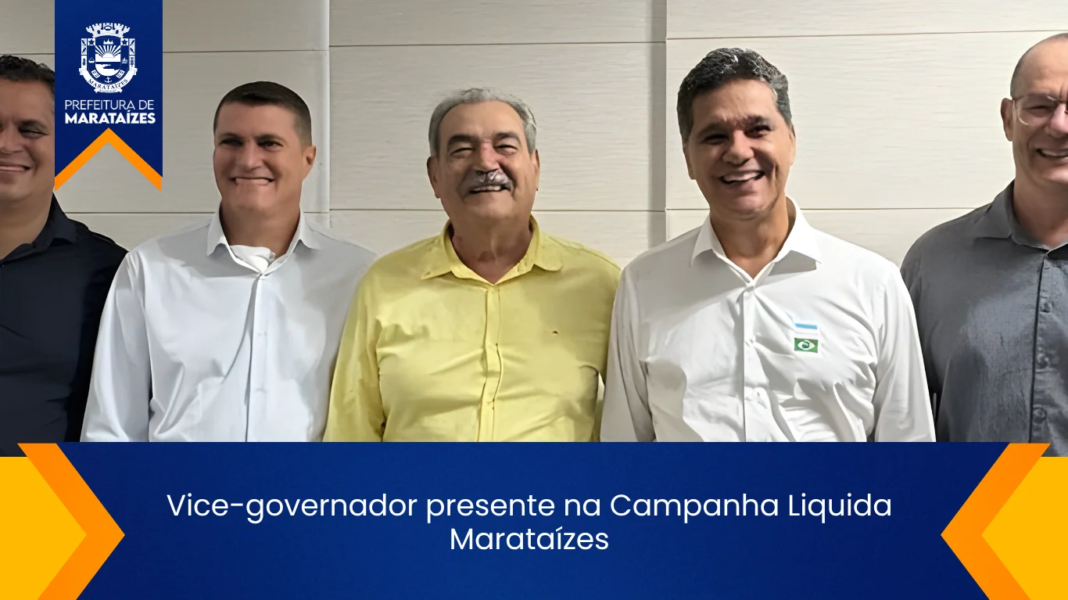 Vice-governador participa da Campanha Liquida Marataízes 2023 Vice-governador presente na Campanha Liquida Marataízes