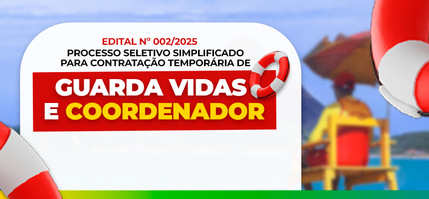 Piúma lança Processo Seletivo para Guarda-Vidas e Coordenador Piúma abre Processo Seletivo para Guarda-Vidas e Coordenador Supervisor