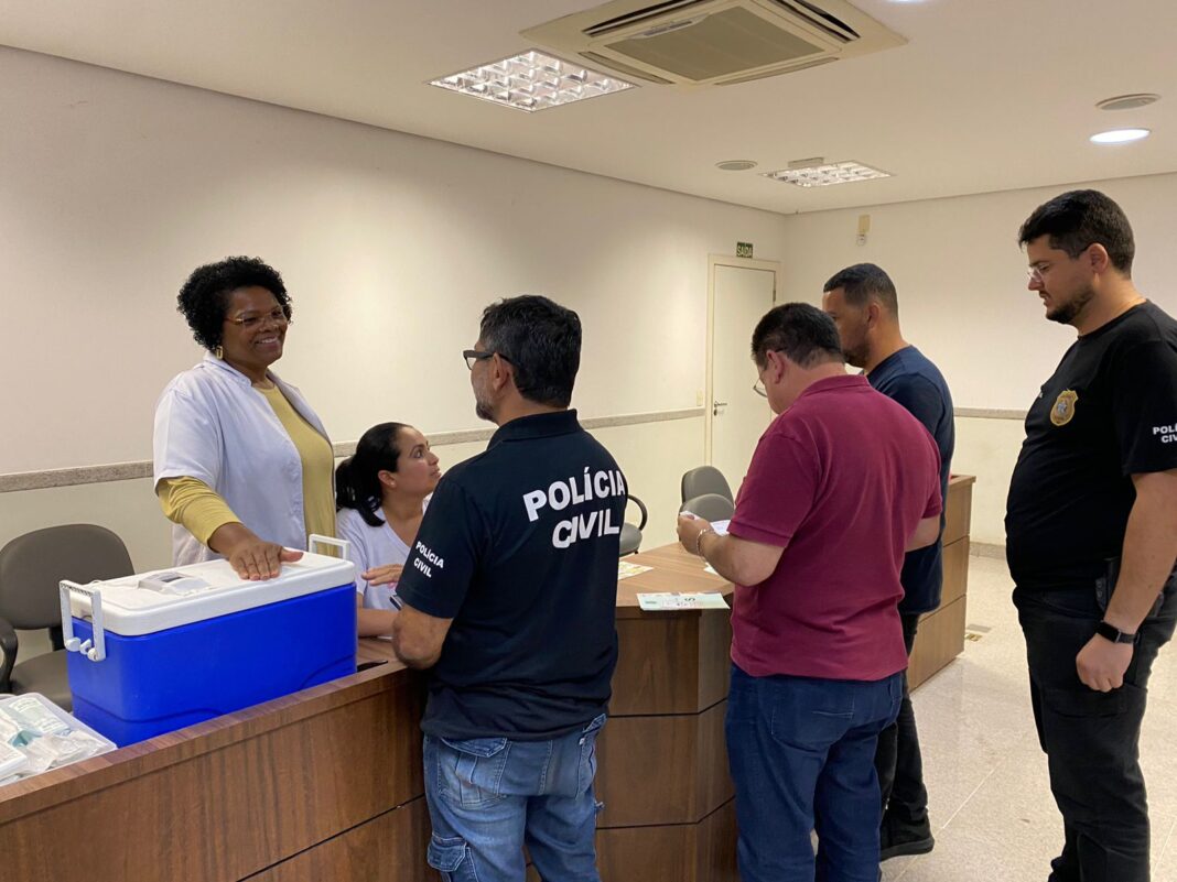 Polícia Civil realiza ações sociais em delegacias de Itapemirim e Anchieta Polícia Civil realiza ações sociais em delegacias de Itapemirim e Anchieta