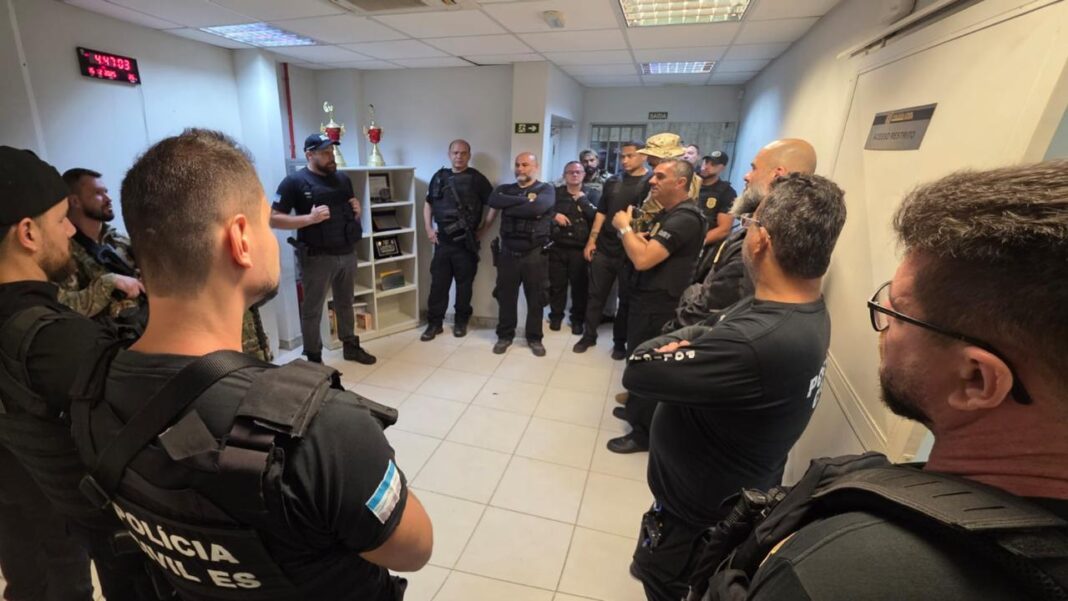 Polícia Civil do ES realiza quarta fase da Operação “Fim da Linha” na Serra Polícia Civil do ES realiza quarta fase da Operação “Fim da Linha” na Serra