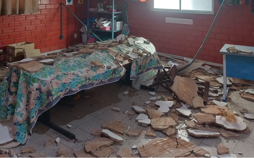 Atividades do Centro de Convivência são temporariamente interrompidas para reparos após chuvas - Prefeitura de Cachoeiro de Itapemirim