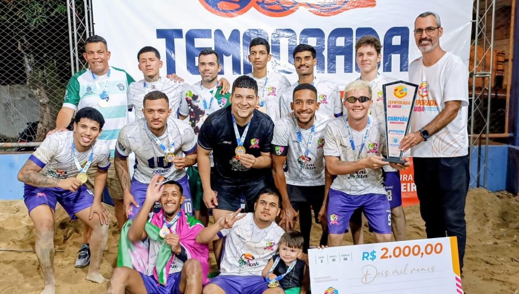 Rio Novo Beach Soccer é campeão da Temporada de Areia 2026 em Cachoeiro Temporada de Areia 2026: Rio Novo é campeão no Beach Soccer - Prefeitura de Cachoeiro de Itapemirim