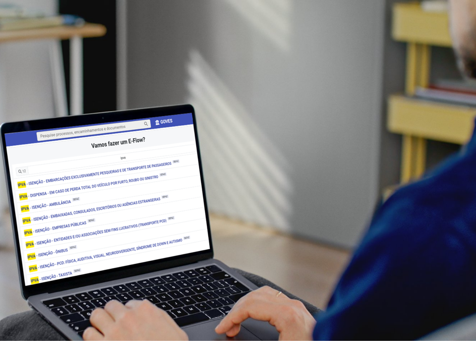 Sefaz do ES recebe pedidos de isenção de ICMS e IPVA pelo E-Flow Sefaz do ES recebe pedidos de isenção de ICMS e IPVA pelo E-Flow