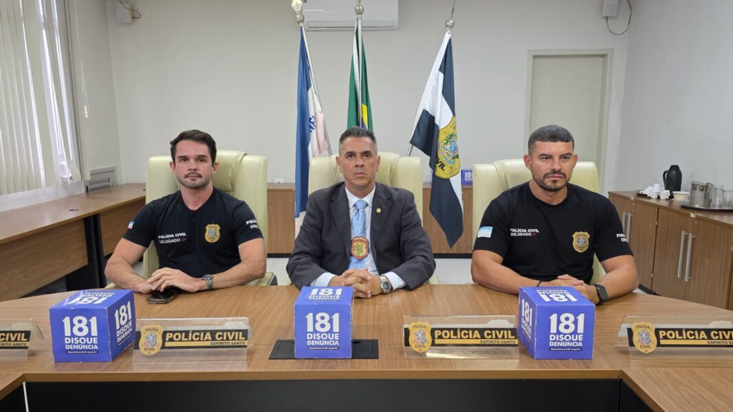 <p><strong>Polícia Civil conclui inquérito sobre homicídio em Vila Velha, com um preso</strong></p> <p><strong>Polícia Civil conclui inquérito sobre homicídio em Vila Velha, com um preso</strong></p>