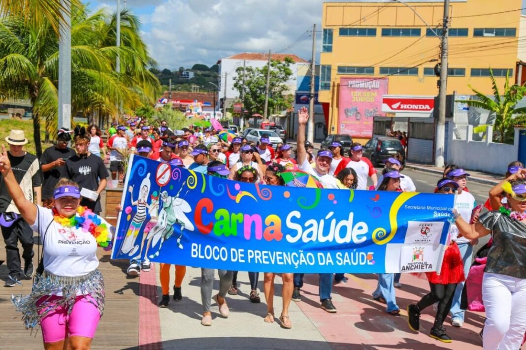Bloco da Saúde traz alegria e prevenção ao Carnaval de Anchieta 2023 Notícia Bloco da Saúde leva alegria e prevenção ao Carnaval de Anchieta - Prefeitura Municipal de Anchieta