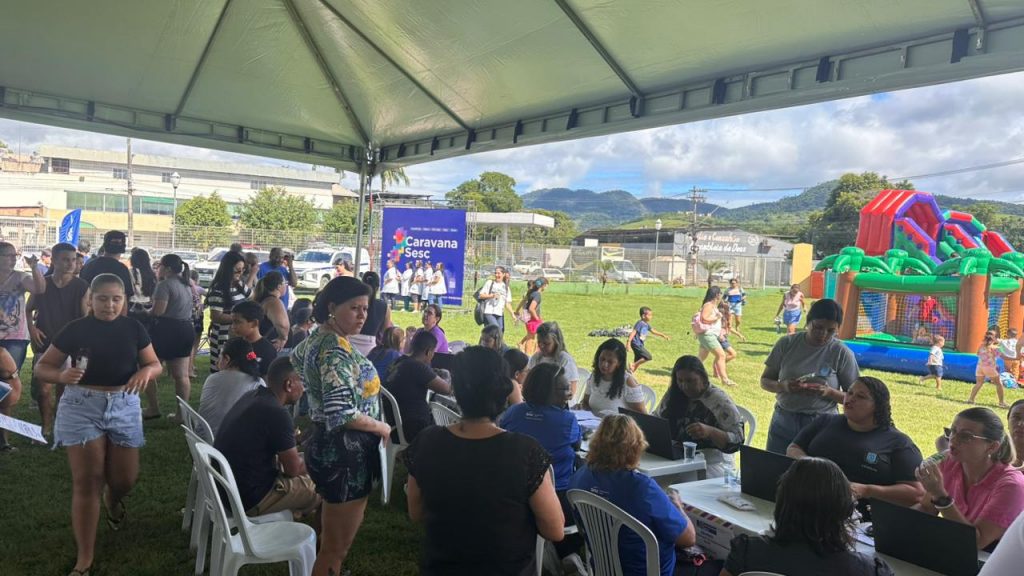 Cachoeiro participa da Caravana Sesc com serviços essenciais e apoio à população Desenvolvimento Social realiza mais de 120 atendimentos na Caravana Sesc - Prefeitura de Cachoeiro de Itapemirim