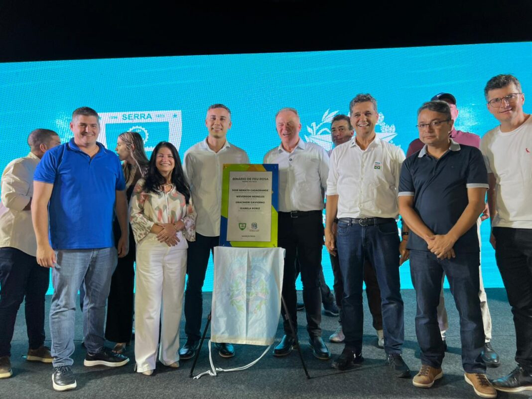 Governo do ES entrega obras de requalificação do Binário de Feu Rosa Governo do ES entrega obras de requalificação do Binário de Feu Rosa