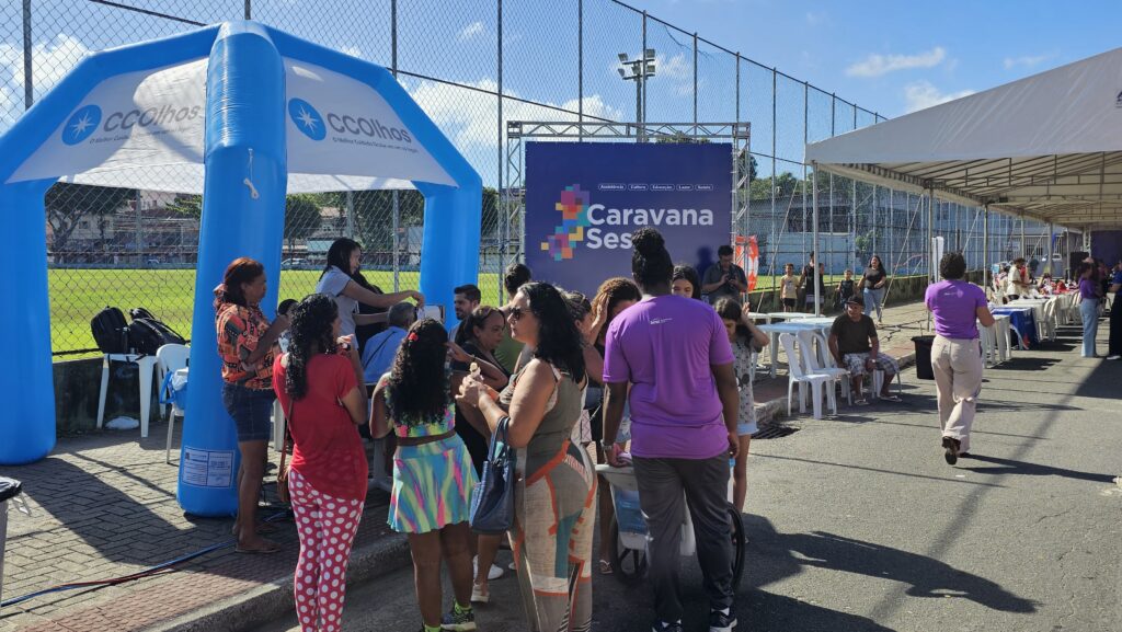 Prefeitura de Cachoeiro leva serviços sociais na Caravana Sesc deste sábado Semdes leva serviços e orientações à população durante Caravana Sesc em Cachoeiro - Prefeitura de Cachoeiro de Itapemirim