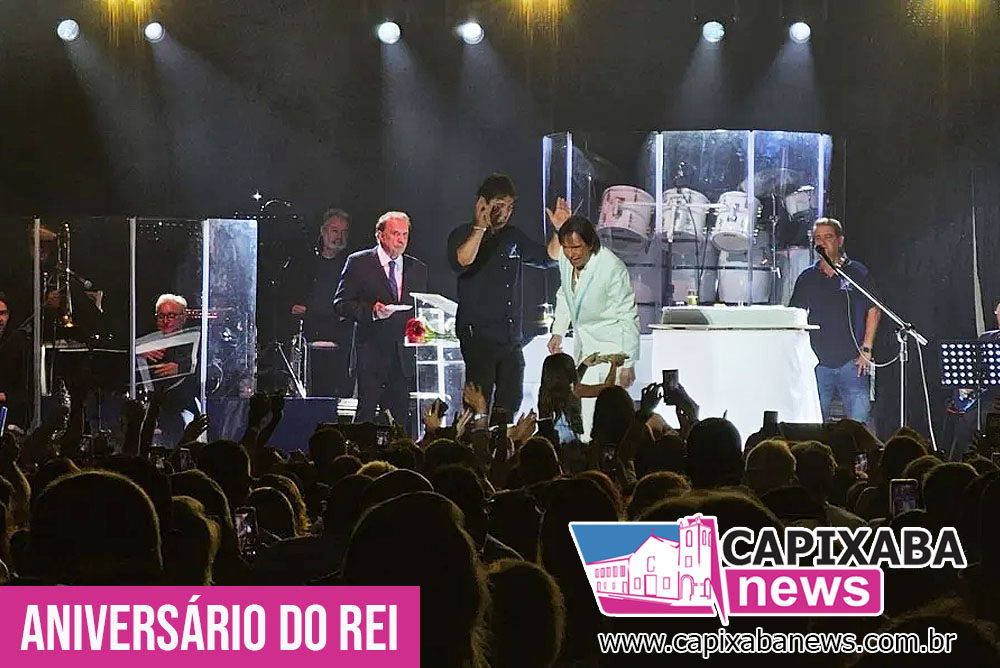 Roberto Carlos celebra 85 anos com show emocionante em Cachoeiro Roberto Carlos celebra 85 anos com show emocionante em Cachoeiro