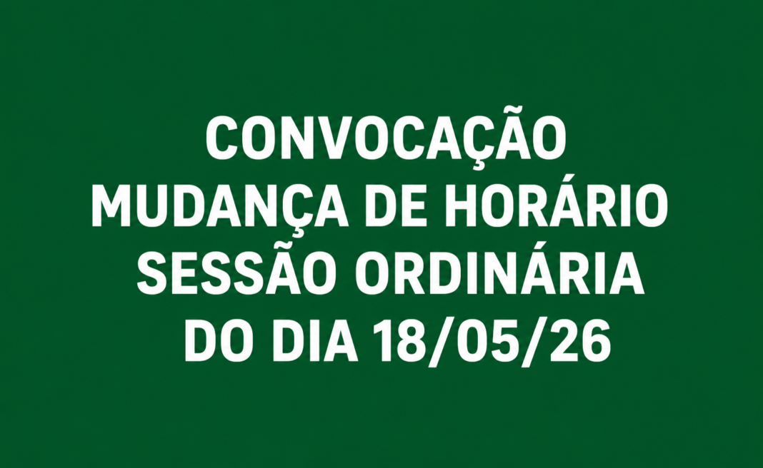 Comunicado da Câmara de Vereadores de Anchieta - 16 de COMUNICADO
16 de maio de 2026