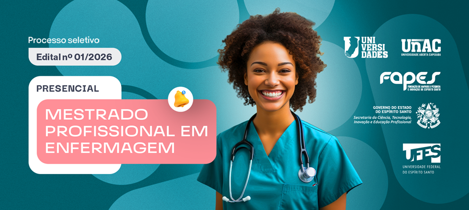 Governo do ES abre inscrições para Mestrado em Enfermagem com a Ufes Governo do ES abre inscrições para Mestrado em Enfermagem com a Ufes