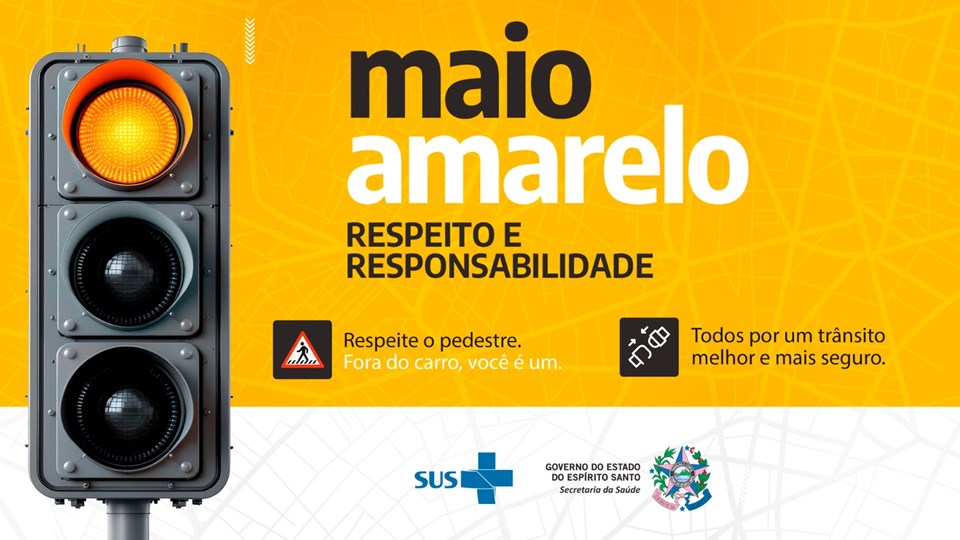 Maio Amarelo: Governo do ES destaca aumento de internações no SUS Maio Amarelo: Governo do ES destaca aumento de internações no SUS