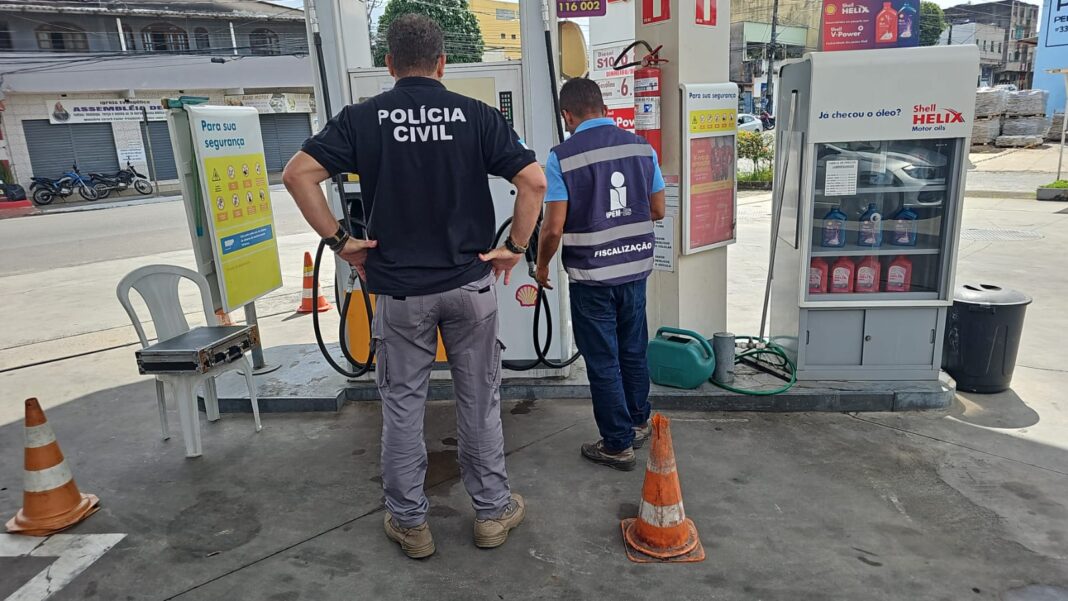 Polícia Civil do ES realiza operação e identifica fraudes em postos de combustíveis Polícia Civil do ES realiza operação e identifica fraudes em postos de combustíveis