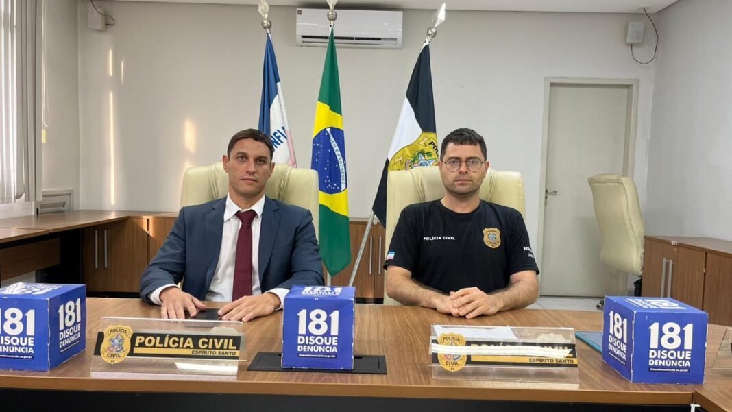 <p><strong>Polícia Civil desarticula esquema de corte de cabos de internet em Colatina</strong></p> <p><strong>Polícia Civil desarticula esquema de corte de cabos de internet em Colatina</strong></p>