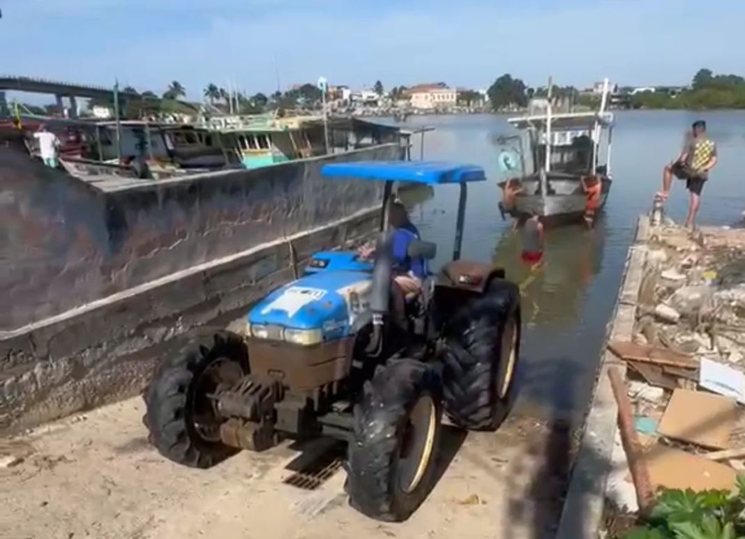 Prefeitura faz trabalho vital para pescadores de Marataízes