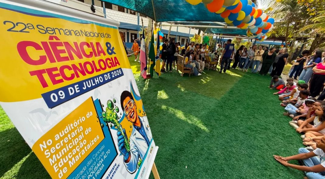 Feira de Ciências de Marataízes envolve 1.400 estudantes e projetos 1ª Feira Municipal de Ciências de Marataízes consolida cultura científica e mobiliza mais de 1.400 estudantes