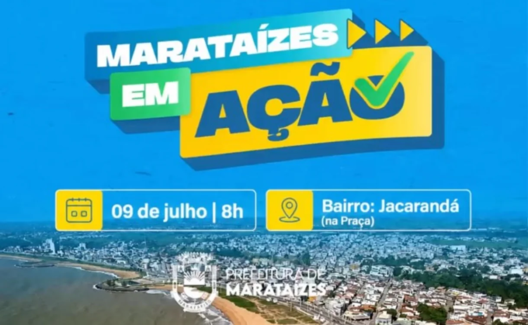 Jacarandá recebe o 7º Mutirão de Serviços Marataízes em Ação Jacarandá recebe o 7º Mutirão Marataízes em Ação nesta quinta-feira