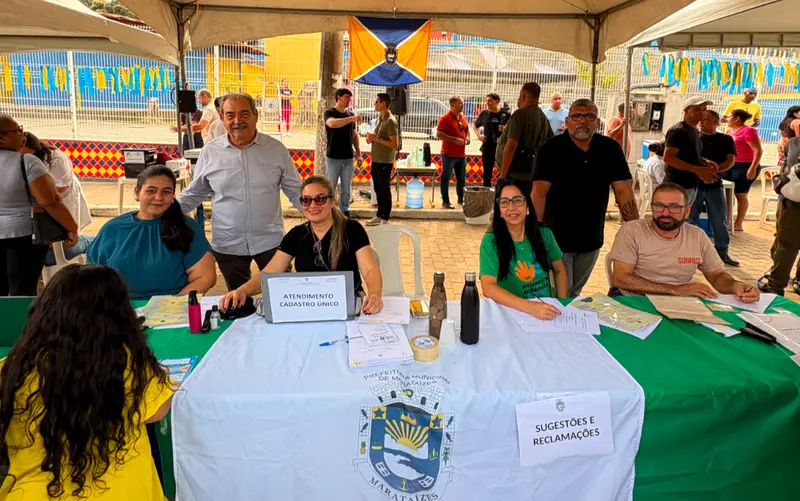 Serviços gratuitos atraem moradores ao bairro Santa Rita, Marataízes Quinta-feira de serviços gratuitos agitou o bairro Santa Rita em Marataízes