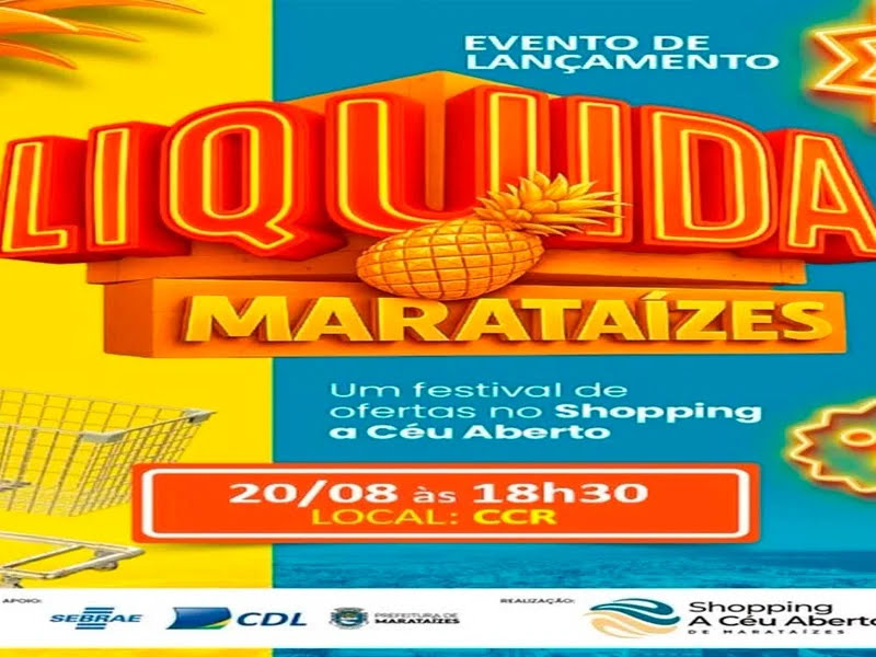 Lançamento do Liquida Marataízes 2026 aproxima comércio local Prefeitura faz lançamento oficial do Liquida Marataízes 2026