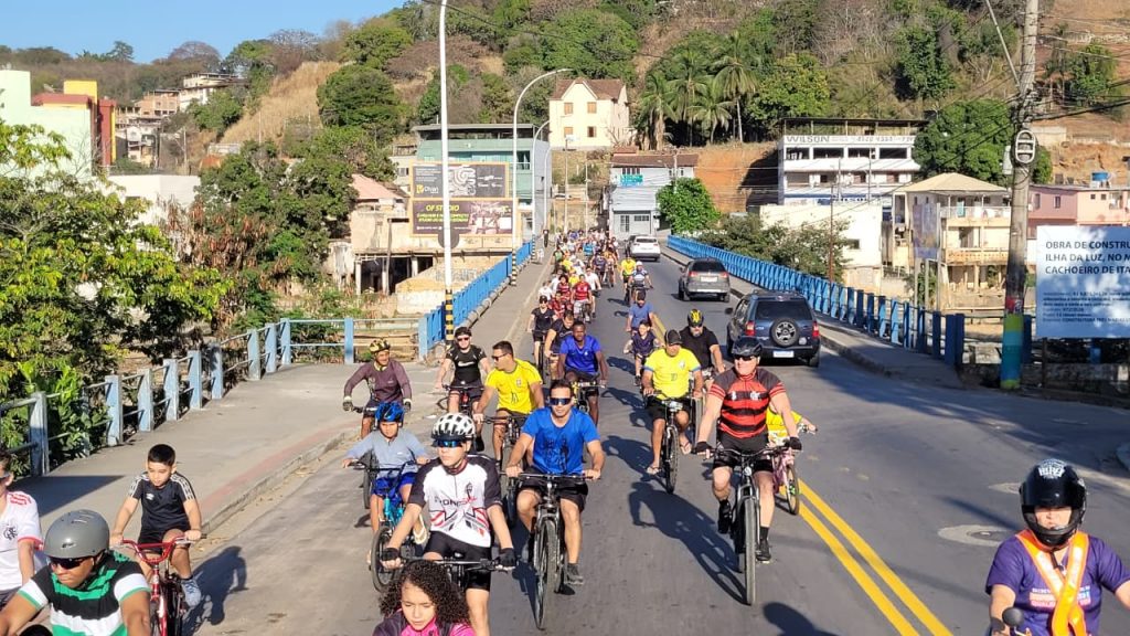 Passeio Ciclístico celebra Dia dos Pais em Cachoeiro - Prefeitura de Cachoeiro de Itapemirim